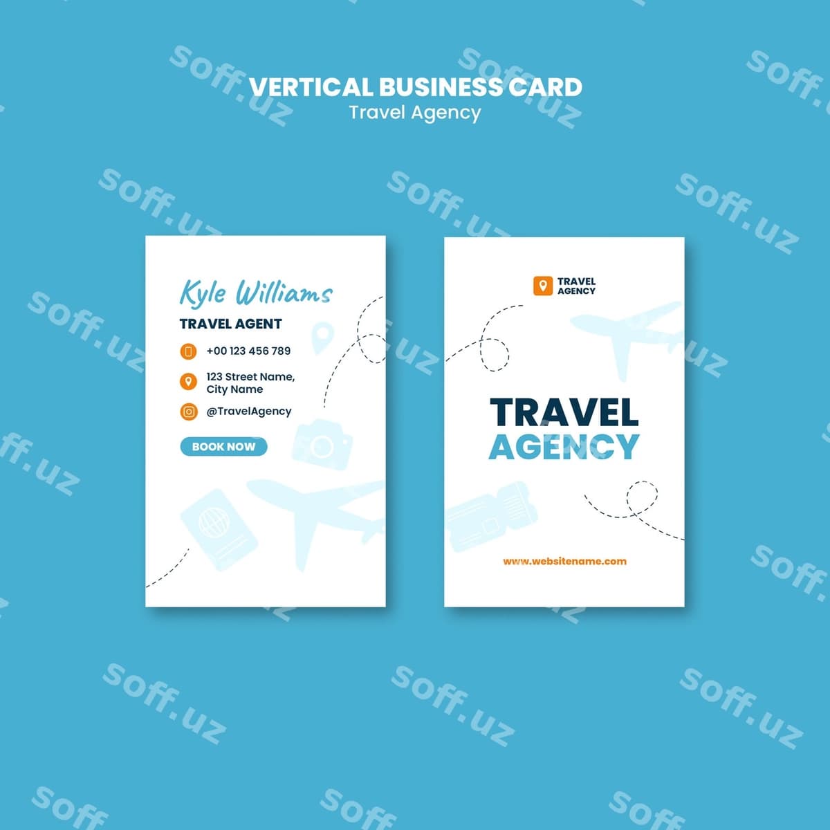 Sayohat agentligi shablon dizayni | Travel agency template design