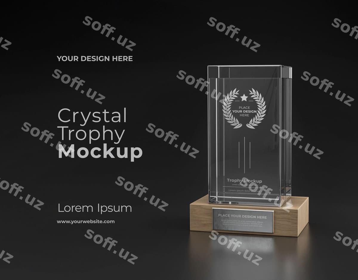 Sohib namuna dizayni | Trophy mockup design