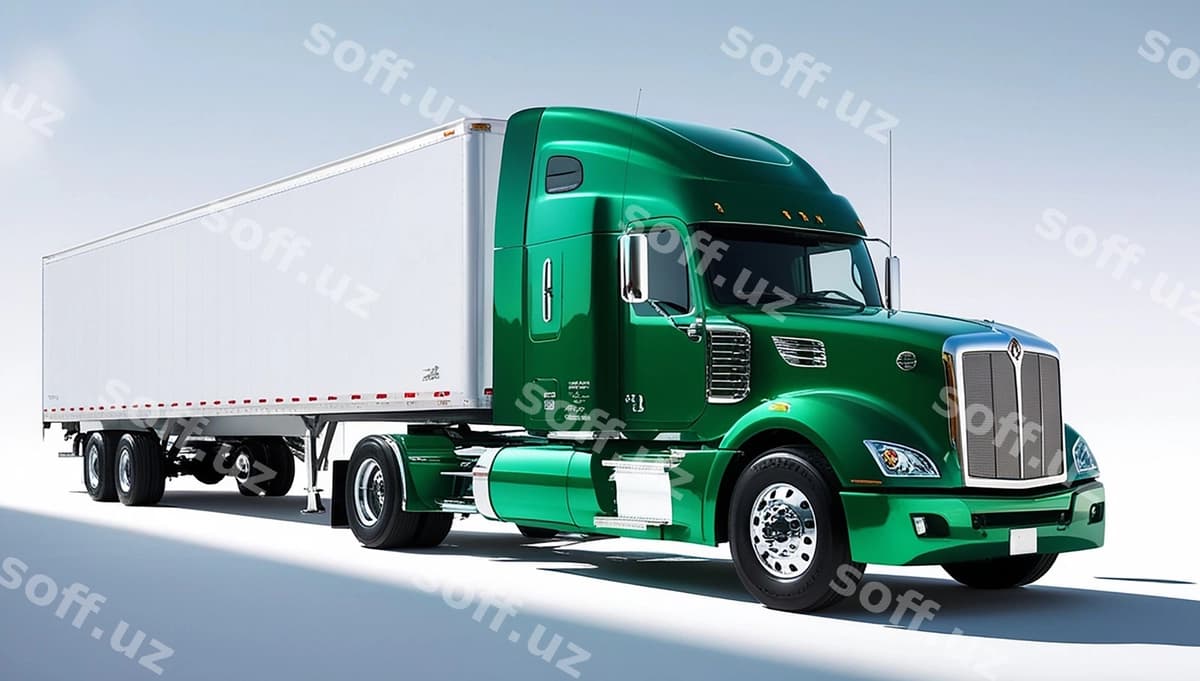 Yuk avtomobili logotipi oq fondaa | Truck logo white background
