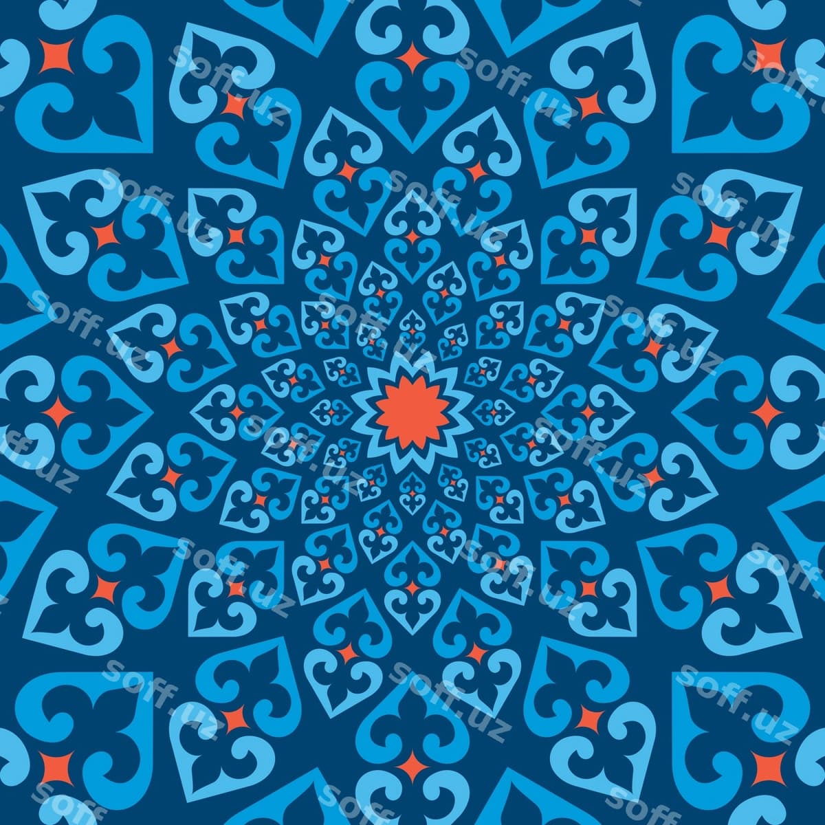 Vektor an'iy muslim naqshi | Vector traditional muslim ornament