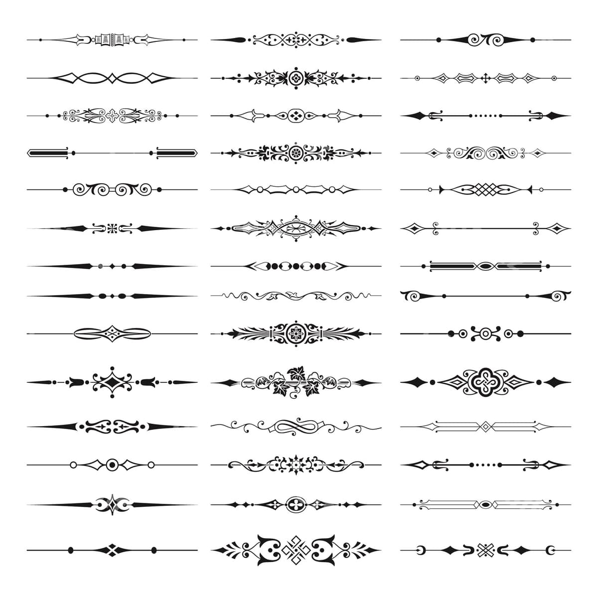 Vektor retro dekorativ chirik dizayn elementi | Vector vintage ornament design element