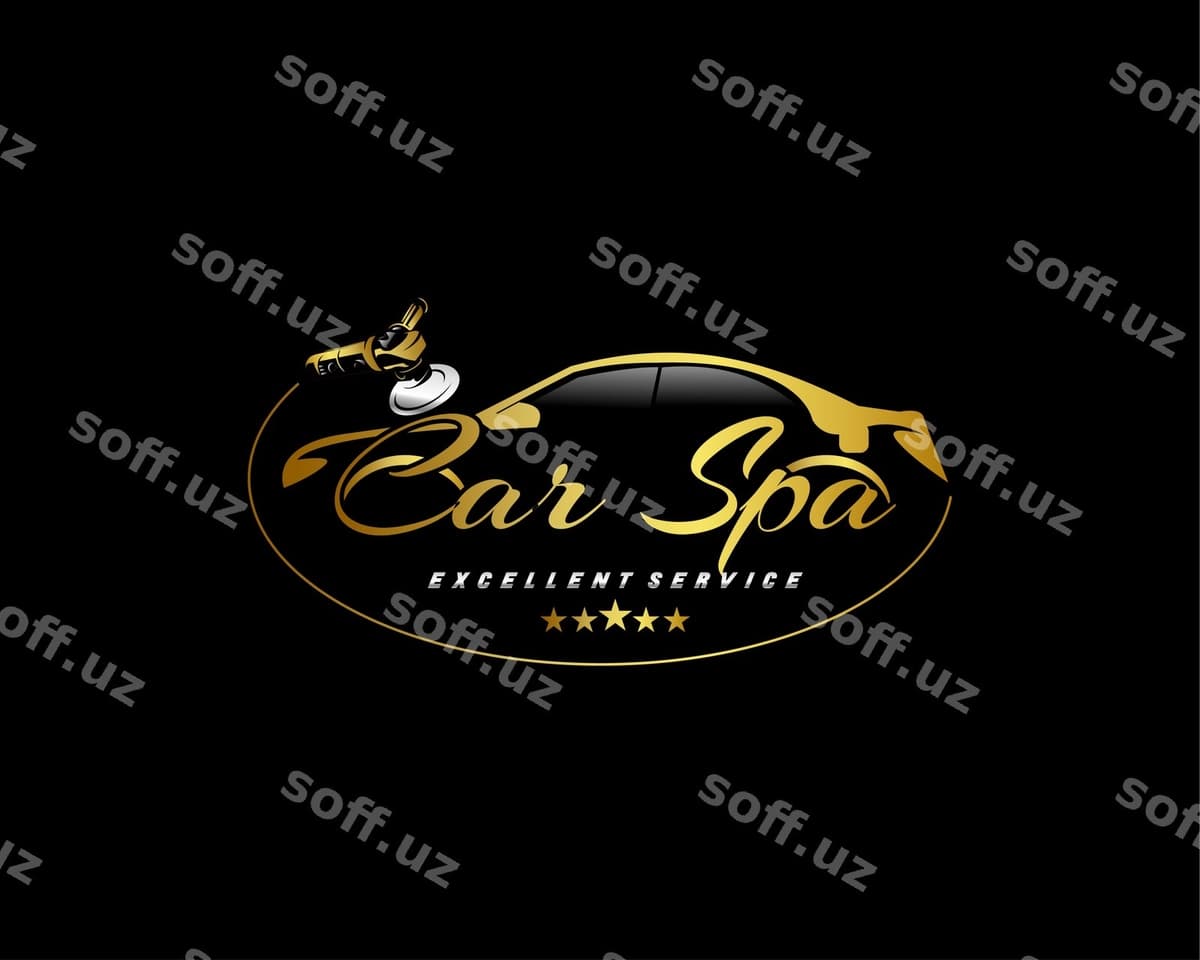 Avtomobil avto detal logotipini symbolga o'tkazish | Vehicle auto detailing logo into symbol
