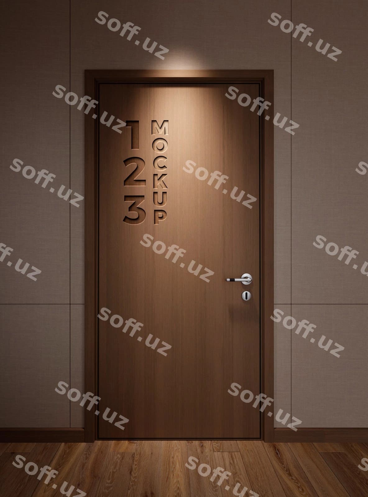 Ko'rinish eshik uy raqamlari bilan | View door with house numbers