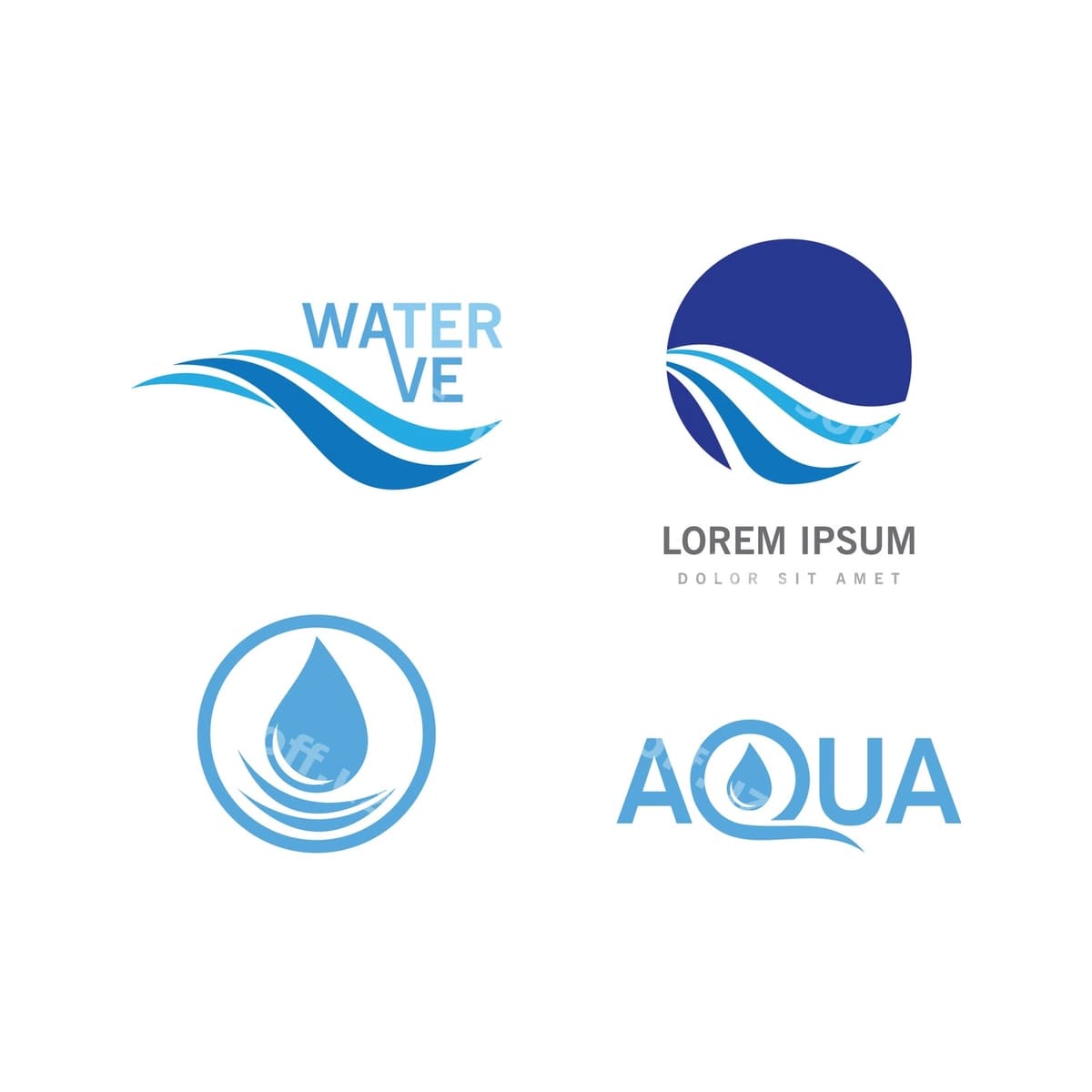 Suvoq dalalang illustratsiyasi | Water wave illustration