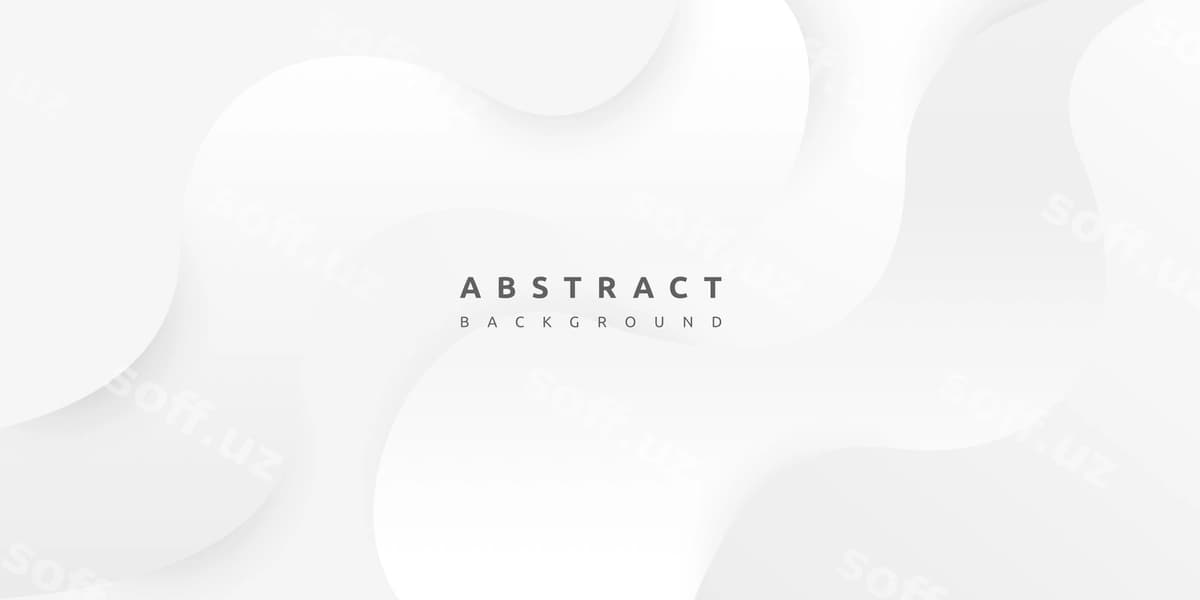 Oq silkit fon | White curve background