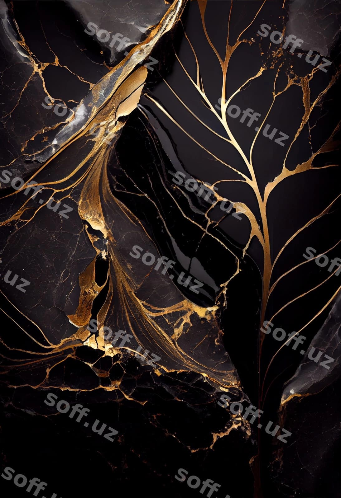 Oq oltin marble teksturasi | White golden marble texture