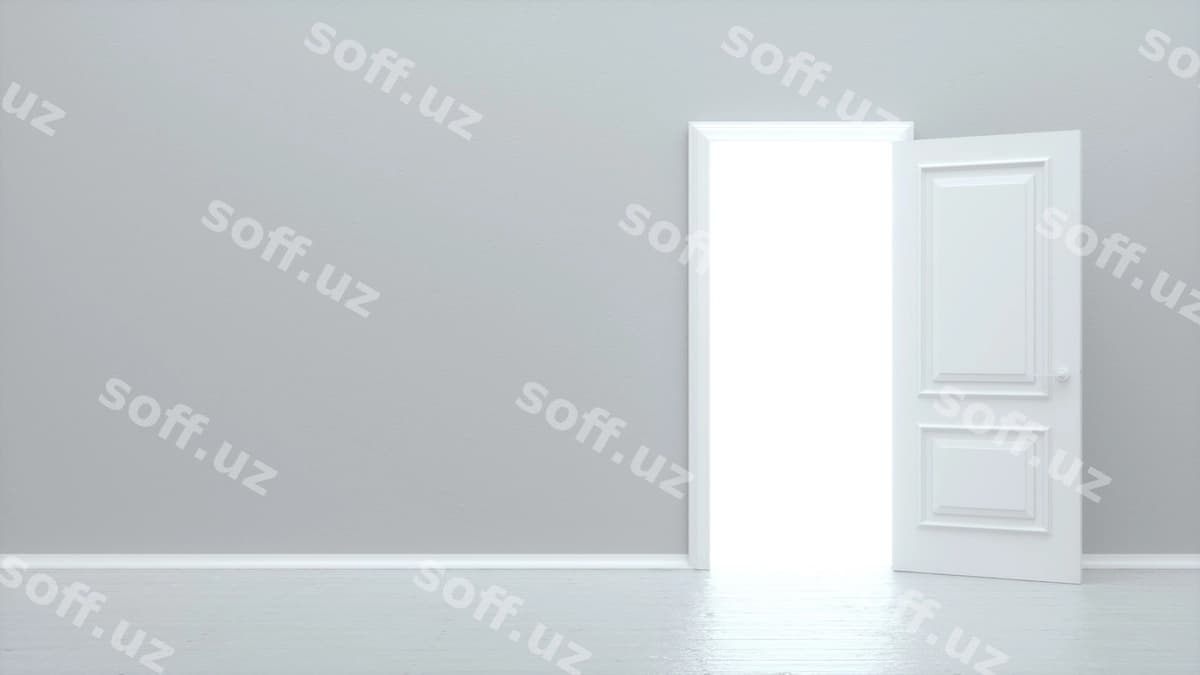 Oqchiq eshik | White open door