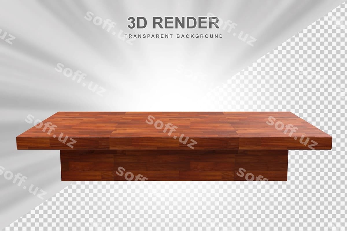 Yog' stol usti 3d | Wood table top 3d