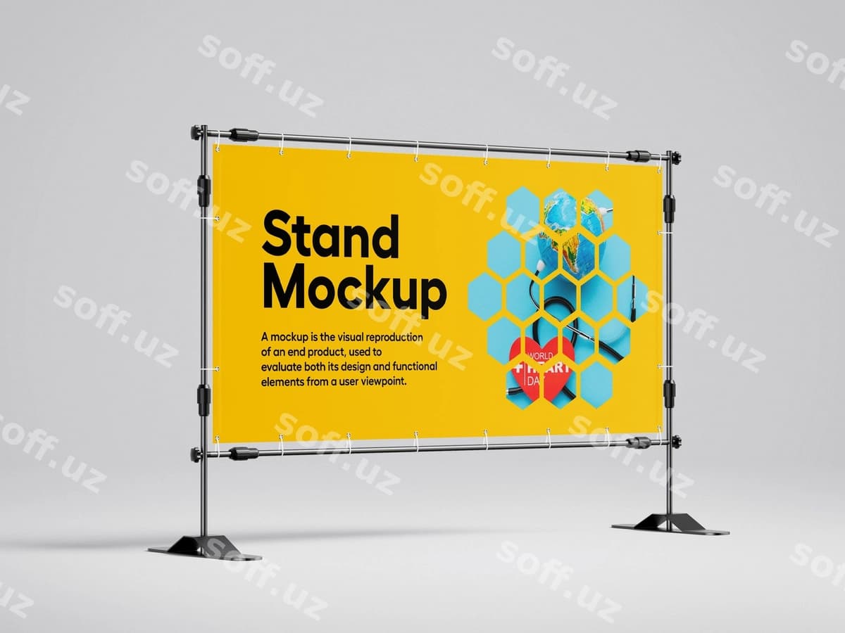 "O'rningdan tur," degan sariq belgi | Yellow sign that says stand up it