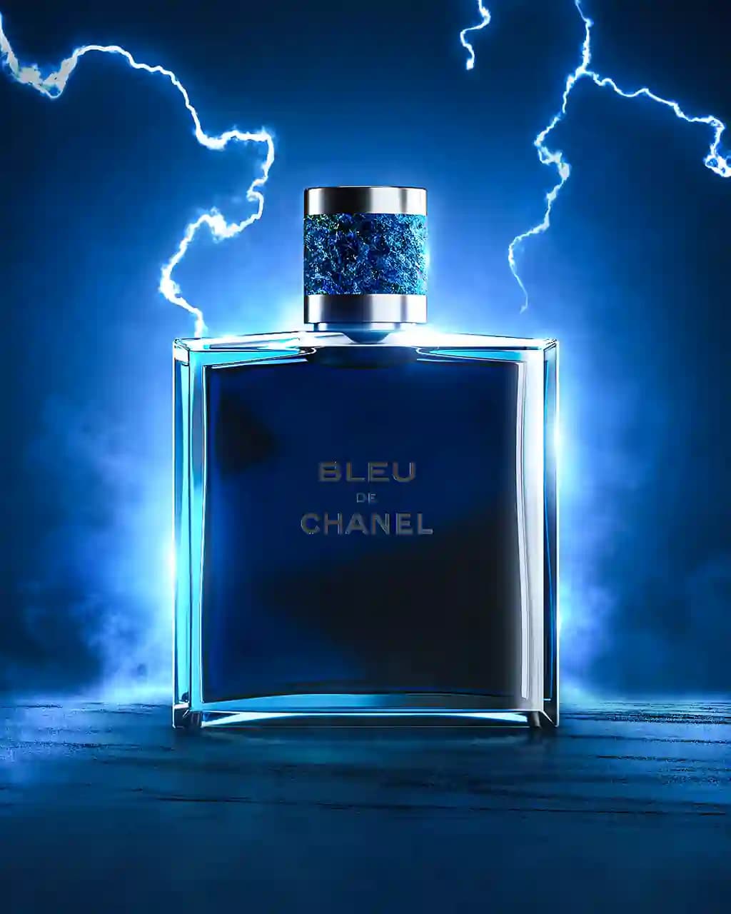 "Bleu de Chanel" kompaniyasi uchun tayyorlangan dizayn.