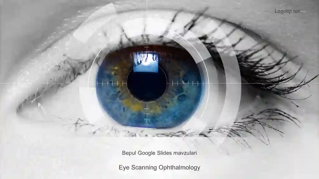 Eye Scanning Ophthalmology Taqdimoti (37 Slayd)