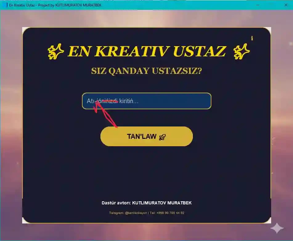 "En Kreativ Ustaz