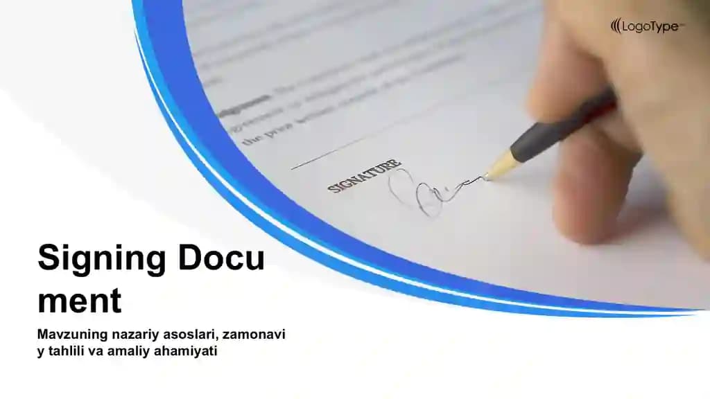 Signing Document Taqdimoti (36 Slayd)