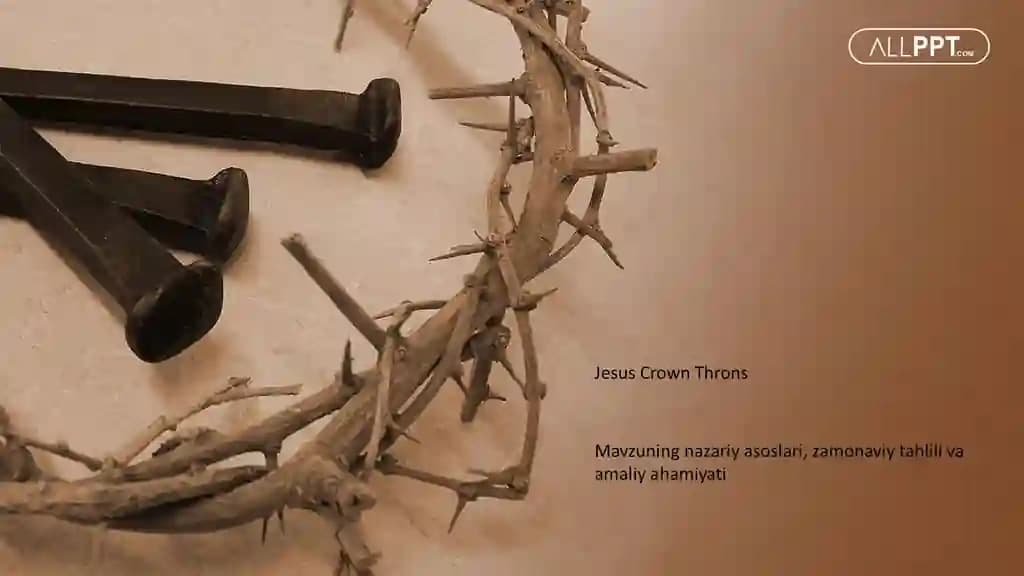 Jesus Crown Throns Taqdimoti (48 Slayd)