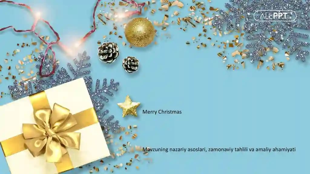 Merry Christmas Taqdimoti (48 Slayd)