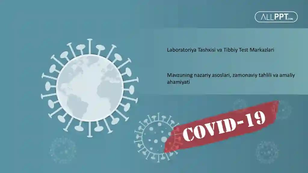 Laboratoriya Tashxisi va Tibbiy Test Markazlari Taqdimoti (48 Slayd)