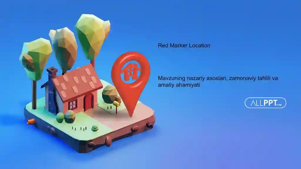 Red Marker Location Taqdimoti (48 Slayd)