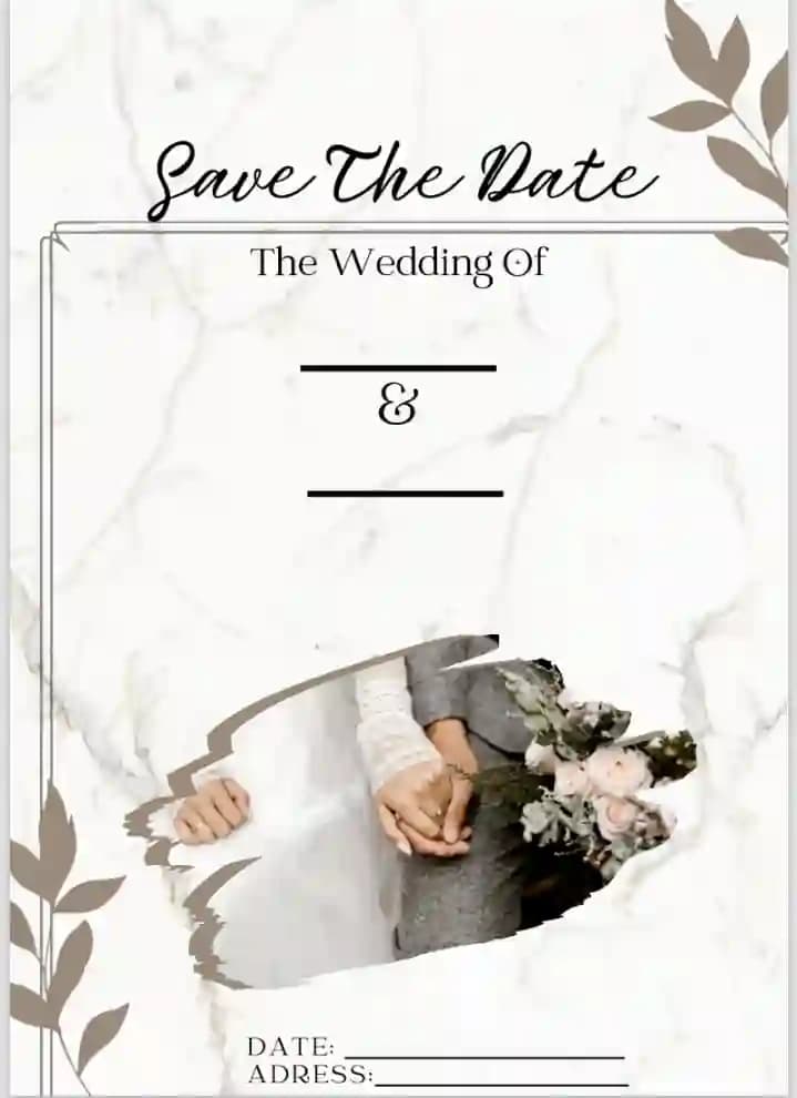 wedding invitation card