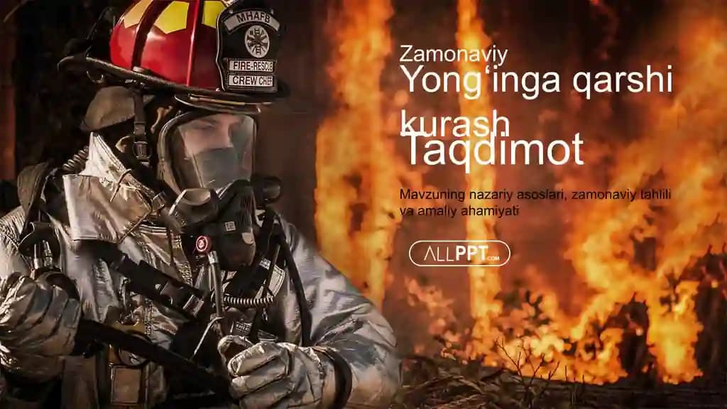 Fire Fighting Taqdimoti (48 Slayd)