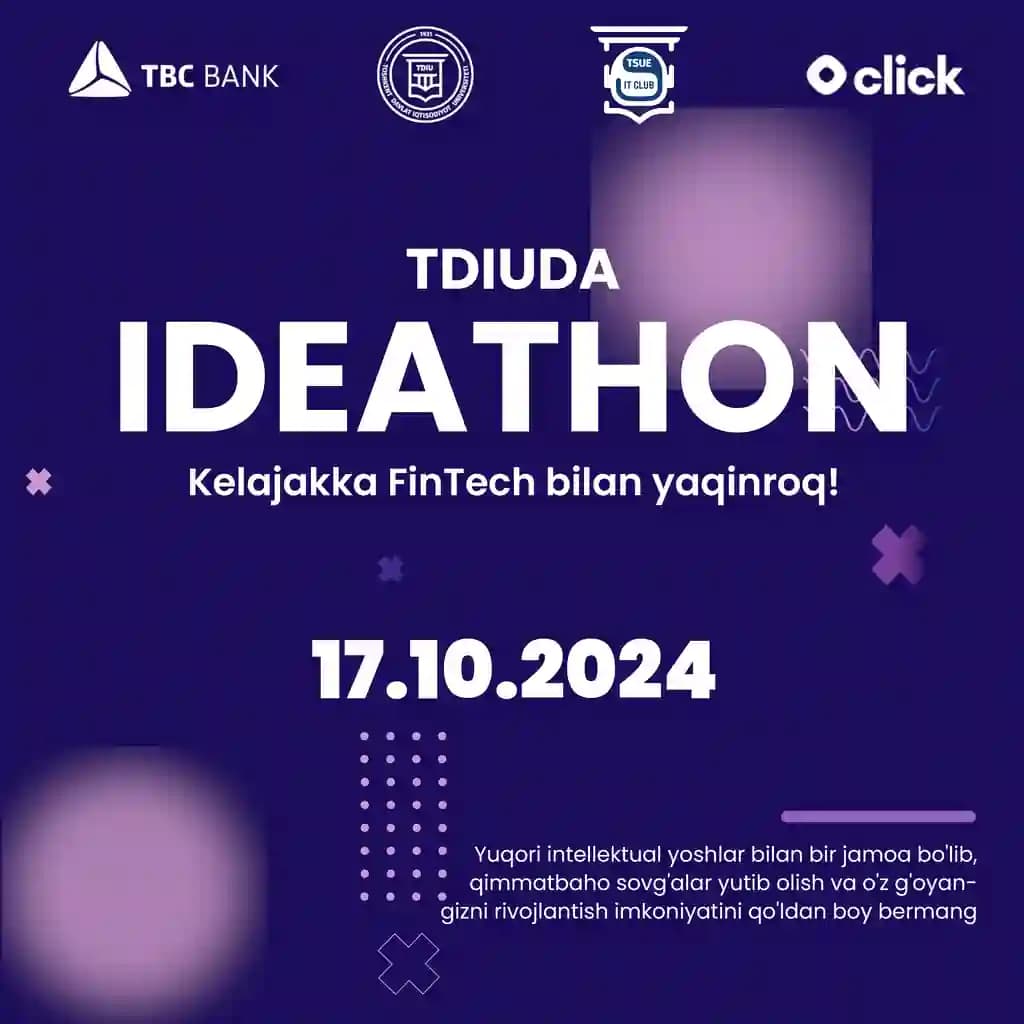 Ideathon Uchun post Dizayni
