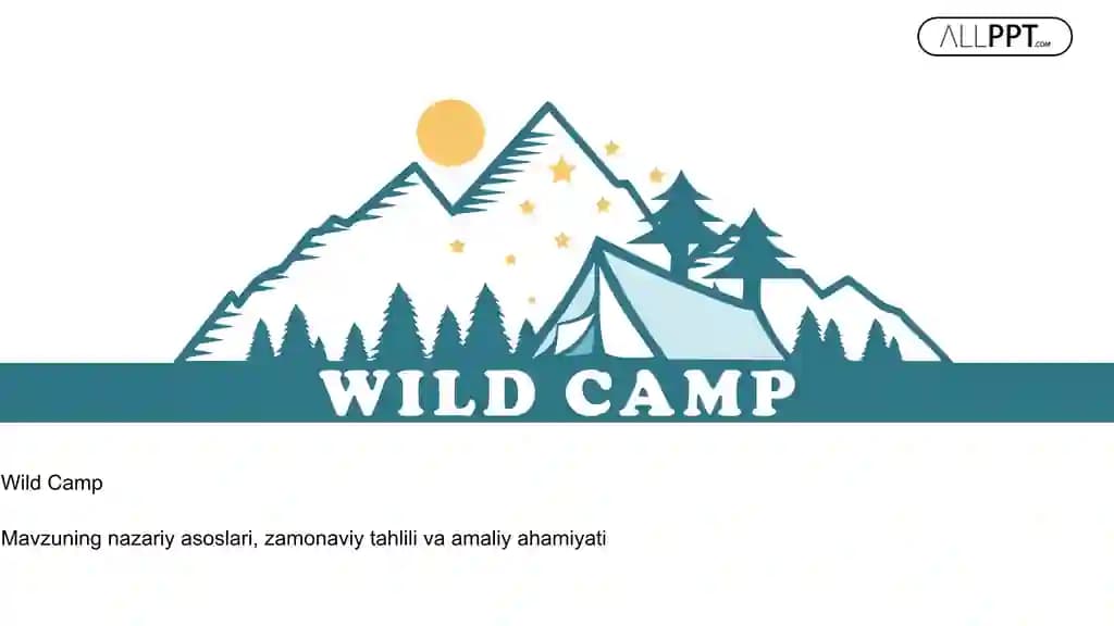 Wild Camp Taqdimoti (48 Slayd)