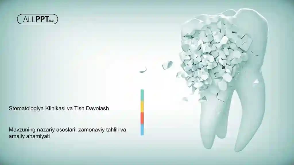 Stomatologiya Klinikasi va Tish Davolash Taqdimoti (48 Slayd)