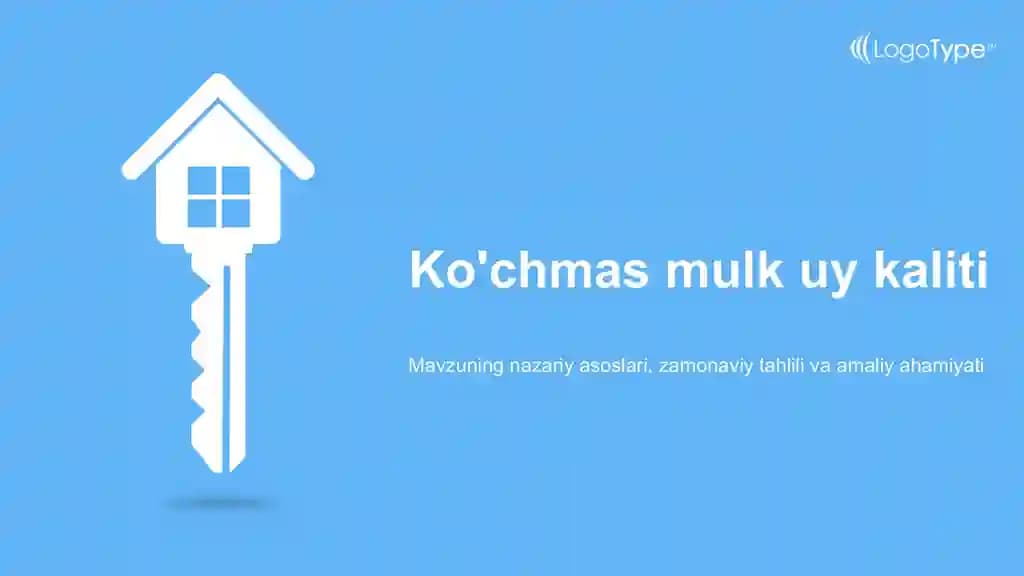 Ko'chmas mulk uy kaliti Taqdimoti (34 Slayd)
