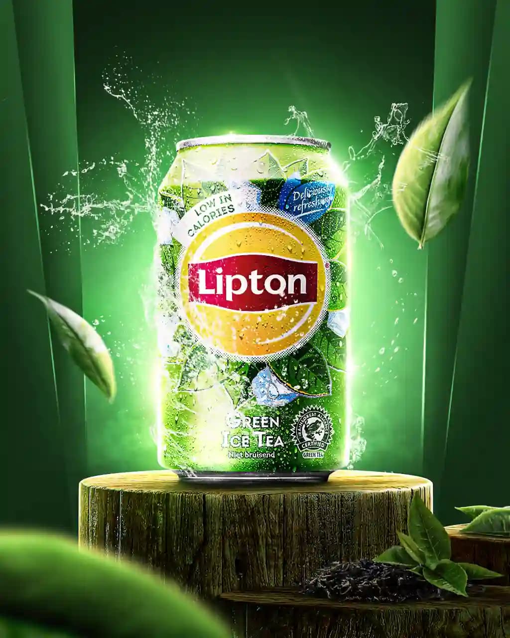 "Lipton" uchun tayyorlangan dizayn.