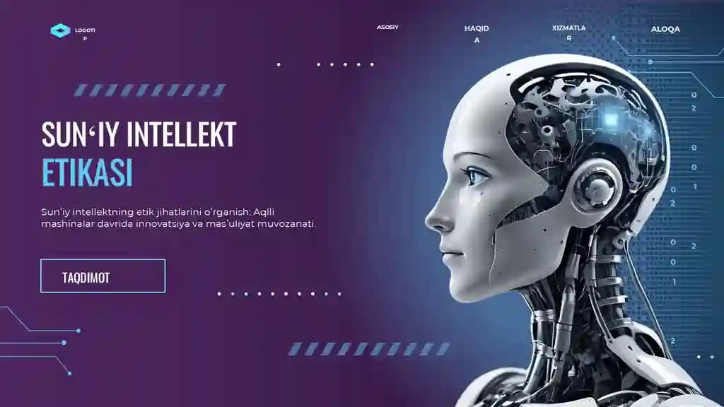 Sun'iy Intellekt Etikasi va ChatGPT Taqdimoti (18 Slayd)