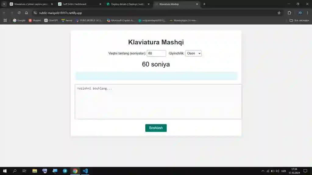 Klaviatyra trenajori (FastTyper)