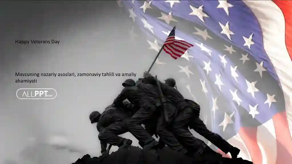 Happy Veterans Day Taqdimoti (48 Slayd)