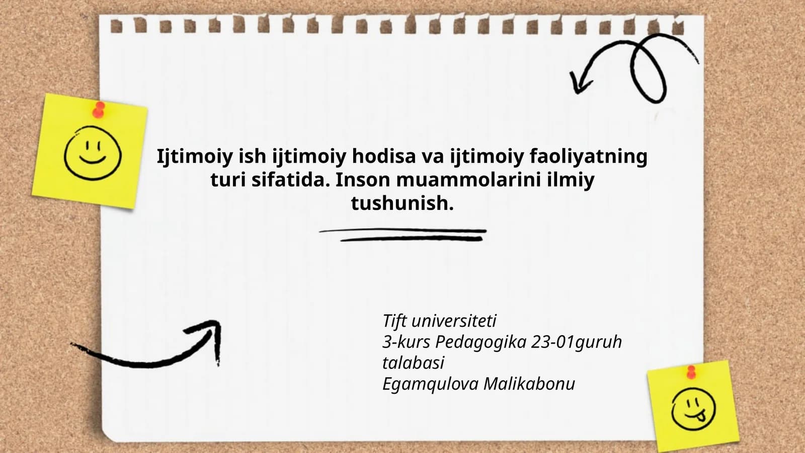 Ijtimoiy ish ijtimoiy hodisa