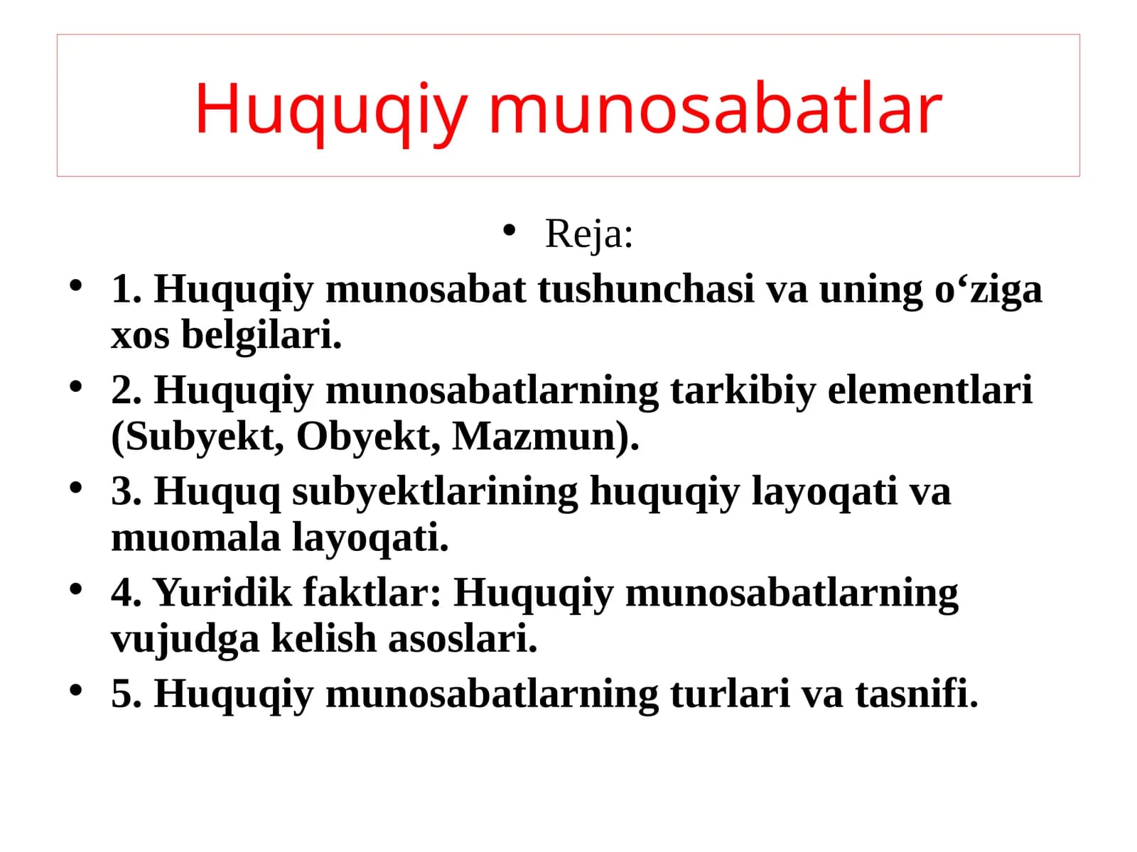 mustaqil ish (slayd)