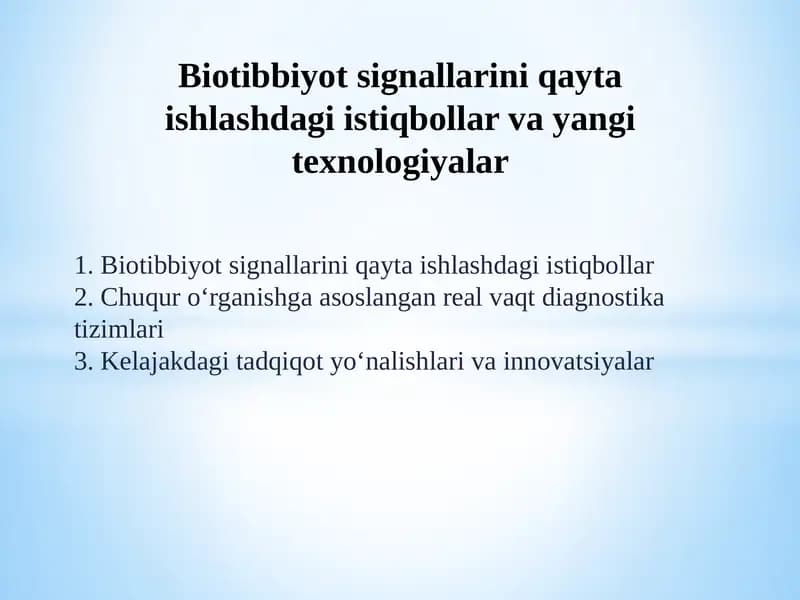 Taqdimot (Presentation)