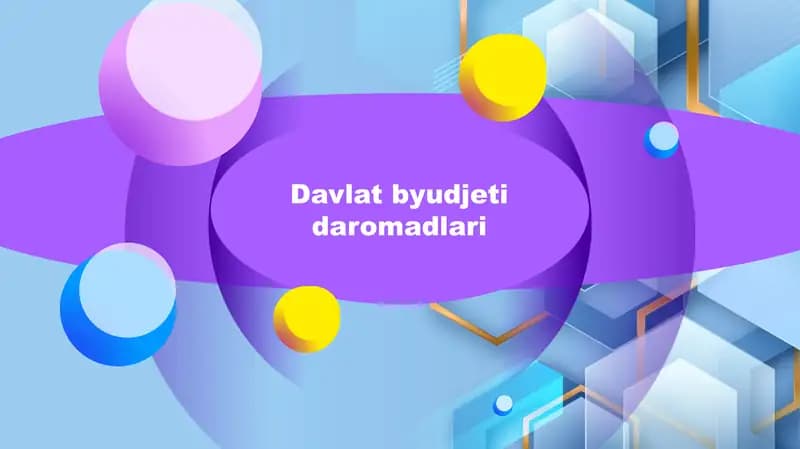 Davlat byudjeti daromadlari