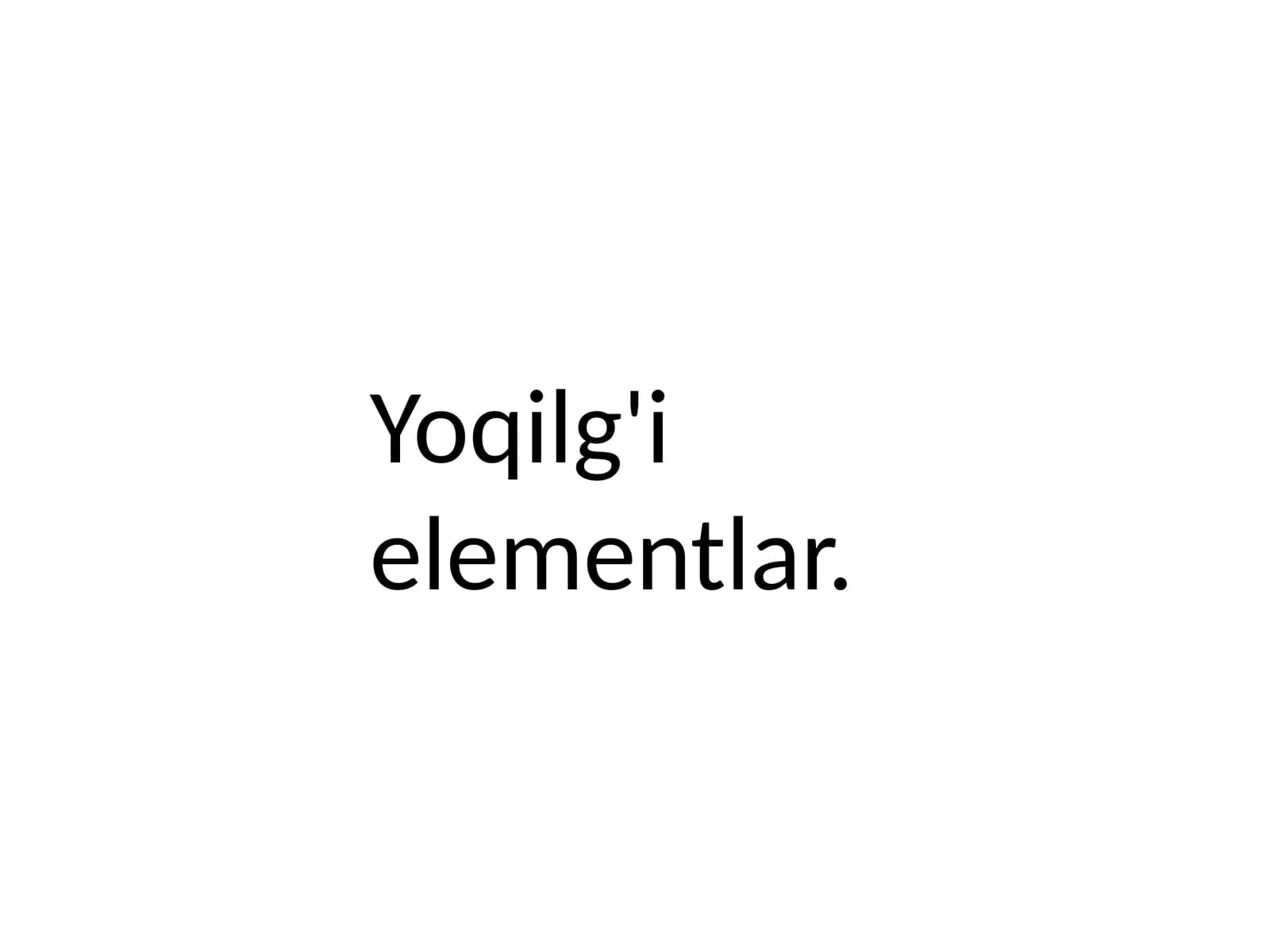 Yoqilg'i elementlar