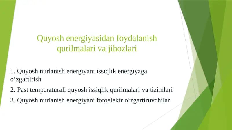 Quyosh energiyasi