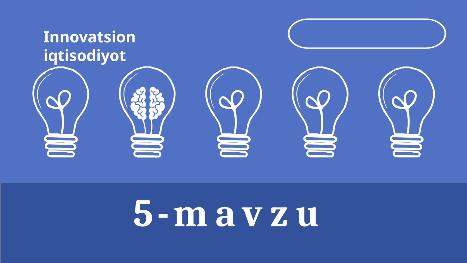 Innovatsiyalarni moliyalashtirish