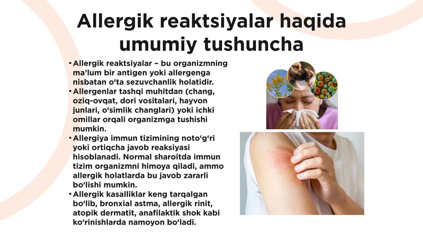 allergik reaktsiyalar
