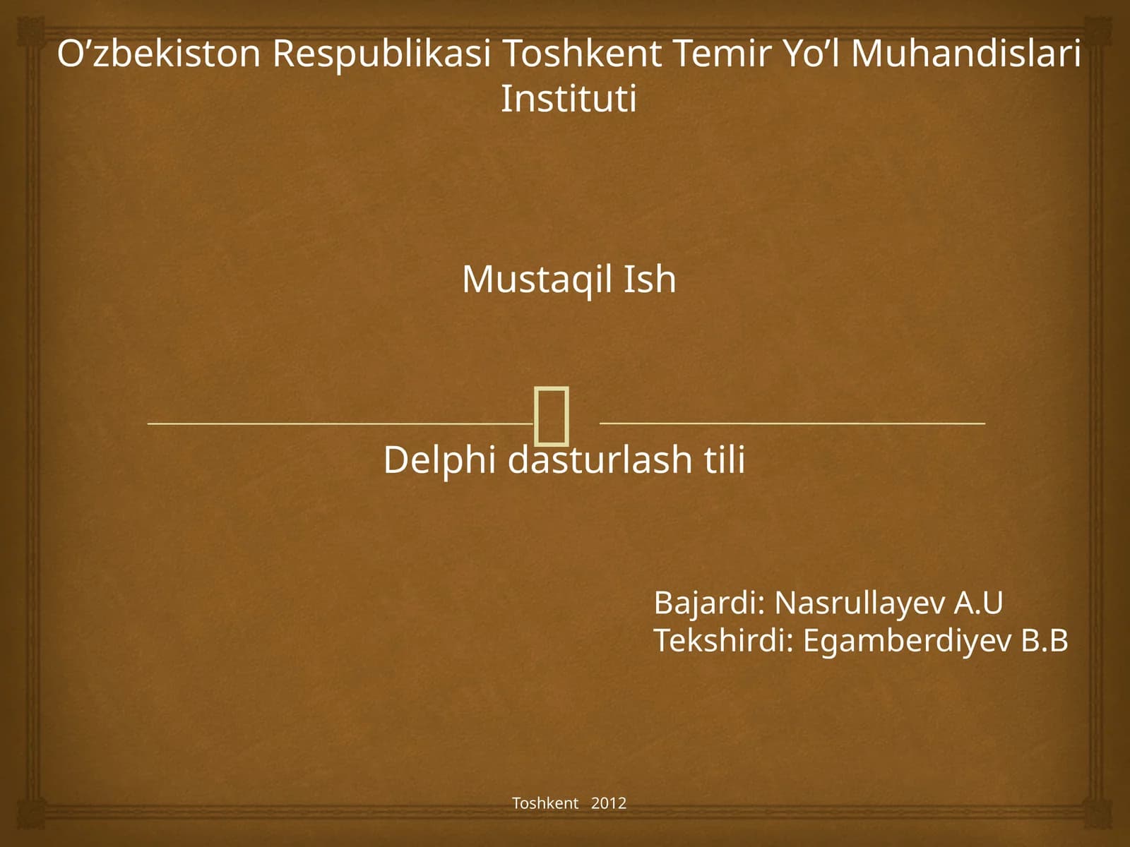 Delphi dasturlash tili