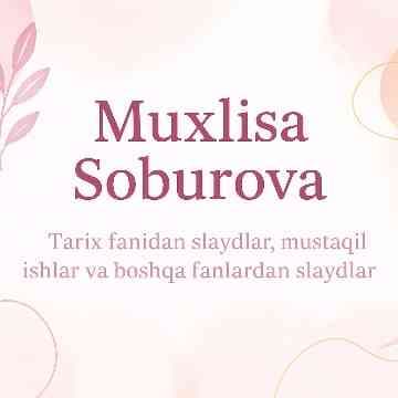 Muxlisa Soburova