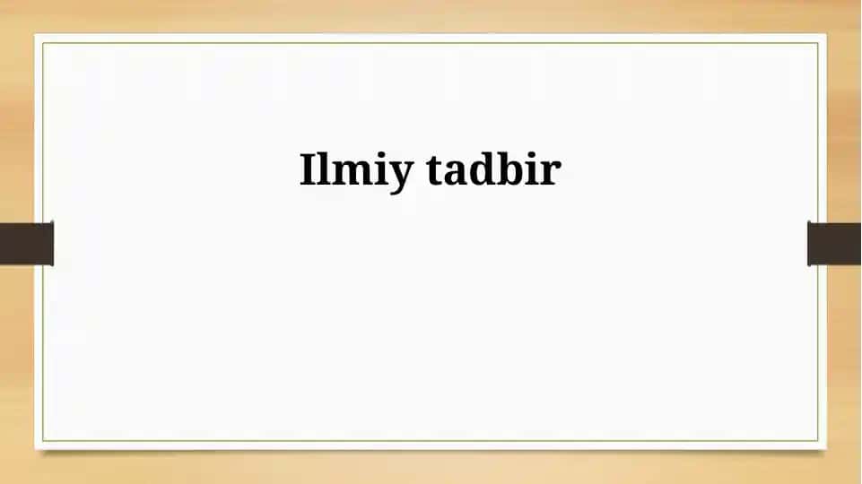 Ilmiy tadbir