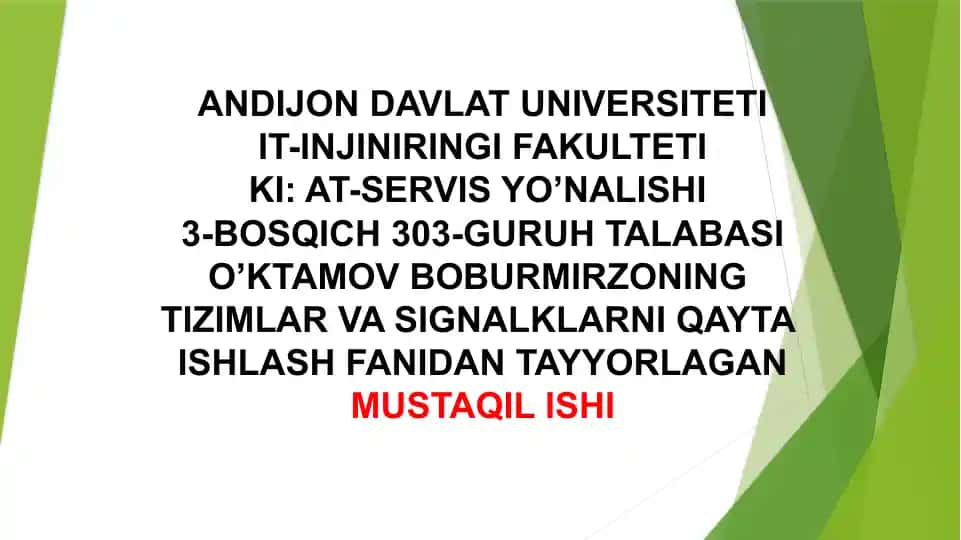 Chastotamodulyatsiyasi(FM)
