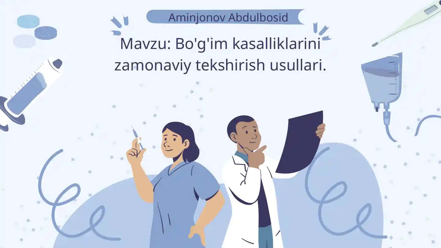 Bo'g'im kasalliklarini zamonaviy tekshirish usullari