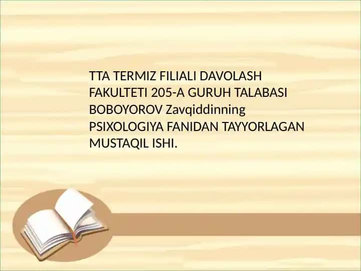OILADA BOLA TARBIYASI TOIFALARI VA OQIBATLARI
