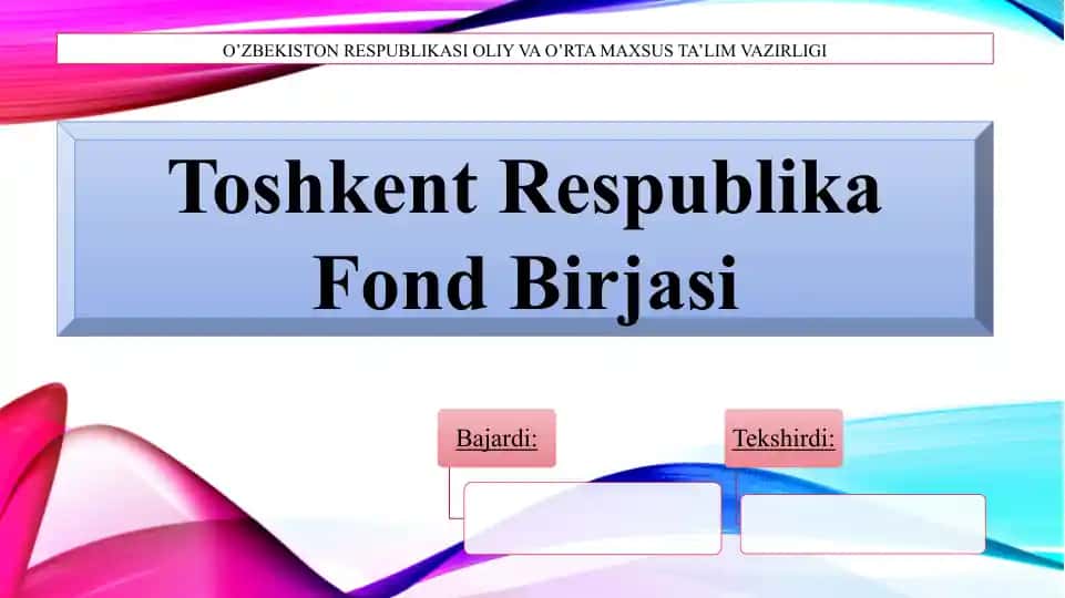 Toshkent Respublika Fond Birjasi