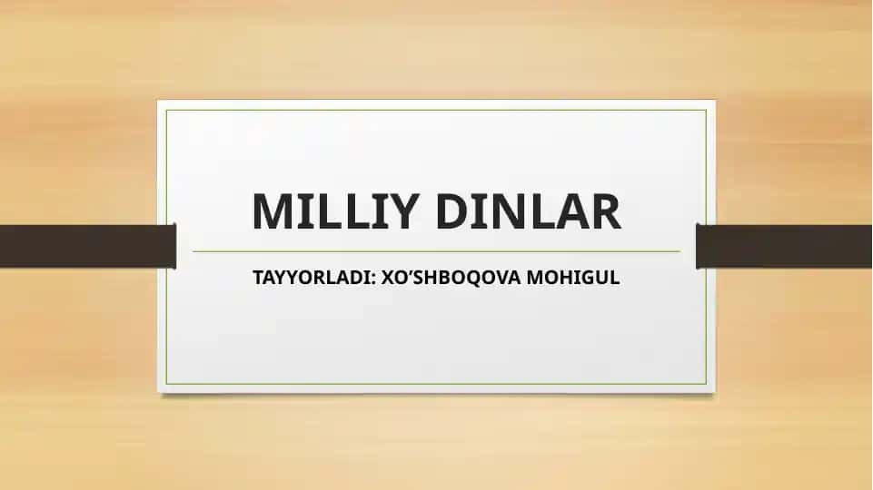 YAHUDIYLAR VA YAHUDIYLIK