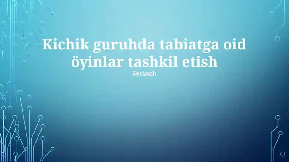 Tabiatga oid öyinlar