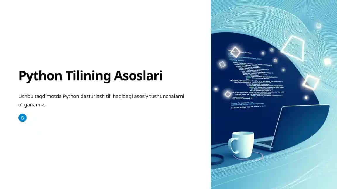 Python Tilining Asoslari