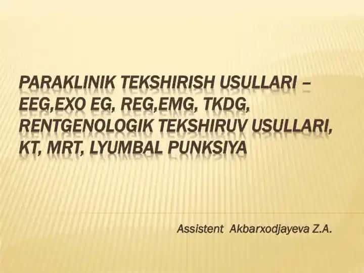 Elektroensefalografiya (EEG)